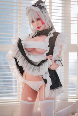 Cosplay 轩萧学姐 碧蓝航线 埃吉尔女仆