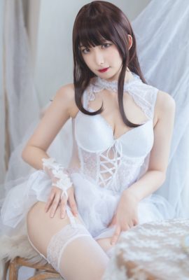 Cosplay 封疆疆v 白色纱裙